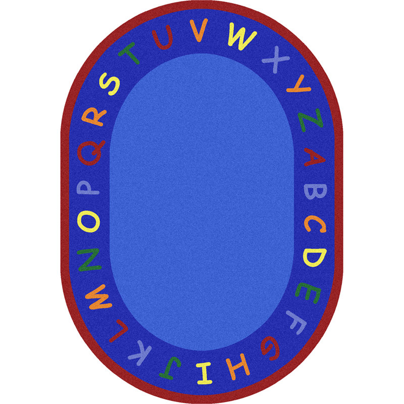 Kid Essentials New Beginnings Area Rug, Oval 5'4" x 7'8"