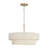 Luminaire suspendu tambour en laiton 4 lumières