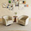 72Cm Wide Swivel Barrel Chair-1070794180