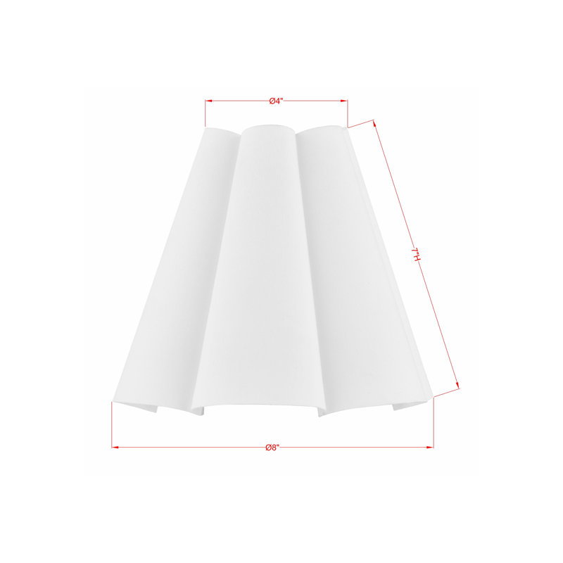 White Scallop Mini Lampshade