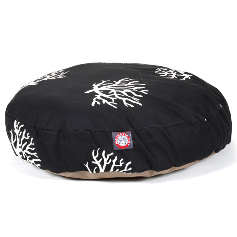 Coussin Majestic Pet, Petit (l 30 po x P 30 po x H 4 po), Noir