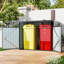 5ft. W x 3 ft.D Garbage Flat Sheds