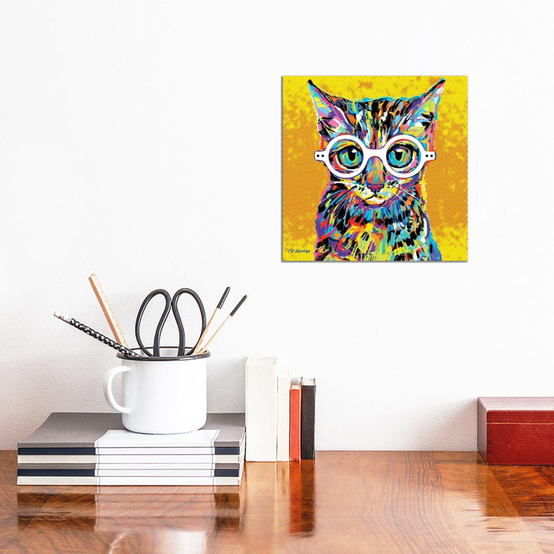 Peewee by P.D. Moreno - Print on Canvas, Wrapped Canvas, 30.48 cm H x 30.48 cm W