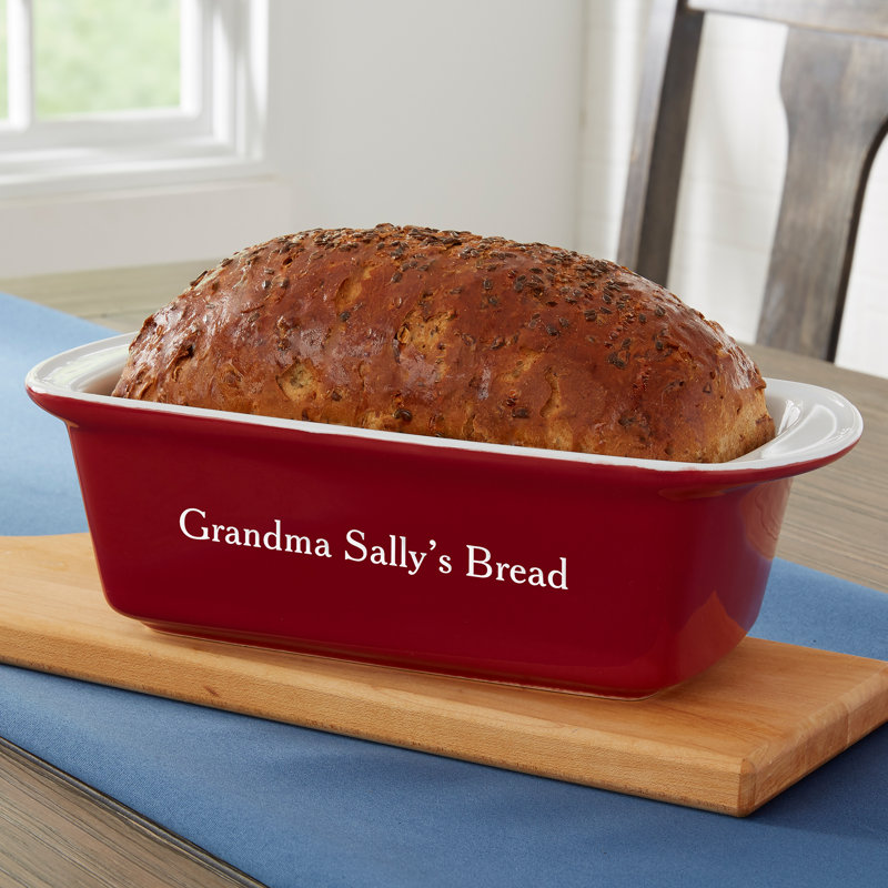 Personalized Classic Loaf Pan, Red