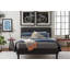 Cardington Upholstered Bed Frame with Square Tufted Headboard-1102040409