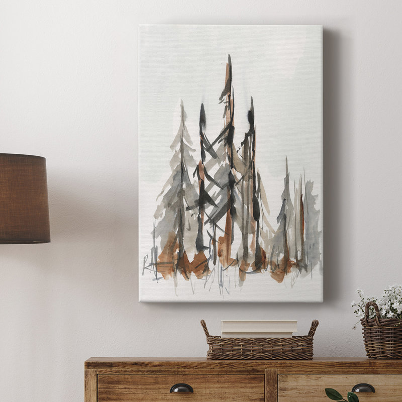 Rustic Evergreen II - galerie Cavas sur mesure, H 12 po x l 8 po