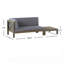 Ensemble de causeuse et table basse d'extérieur en bois d'acacia Seana-69842594-101249910-69842595