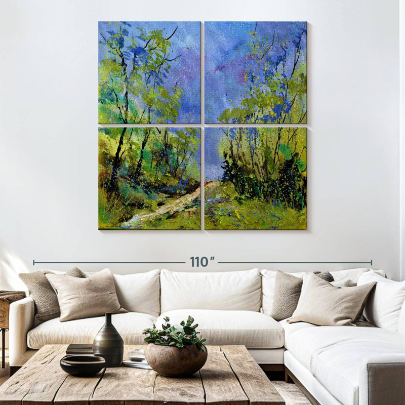 Spring Path, 74" H x 74" W