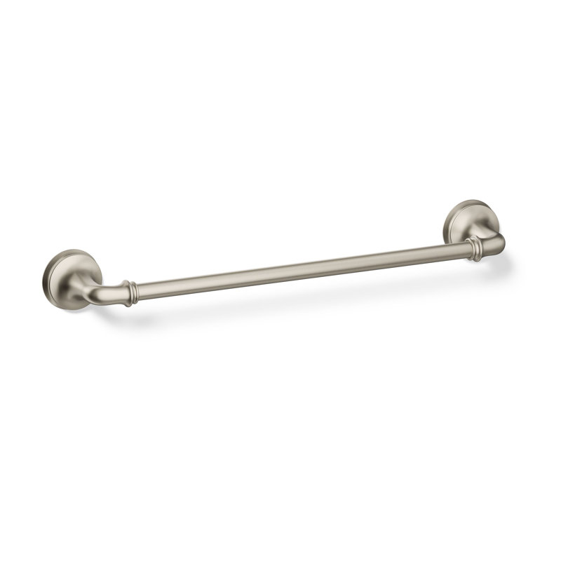 Draft Towel Bar Frame, Vibrant Brushed Nickel, 24"W