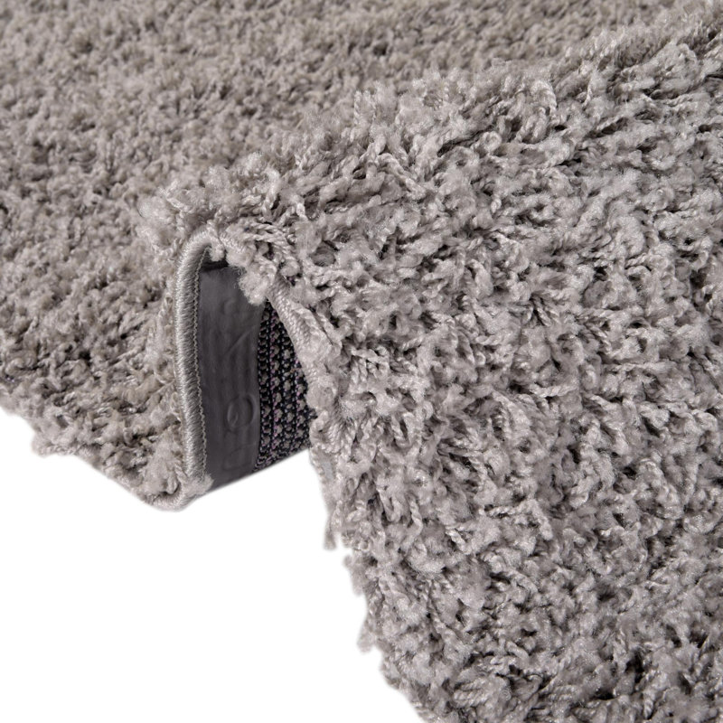 Tapis Santosha à poils longs, Ovale 7 pi 10 po x 10 pi, Sapphire Blue