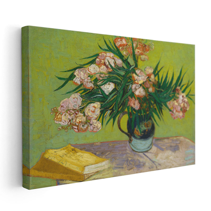 Oleanders, 1888 - reproduction d'art sur toile, H 16 po x l 24 po