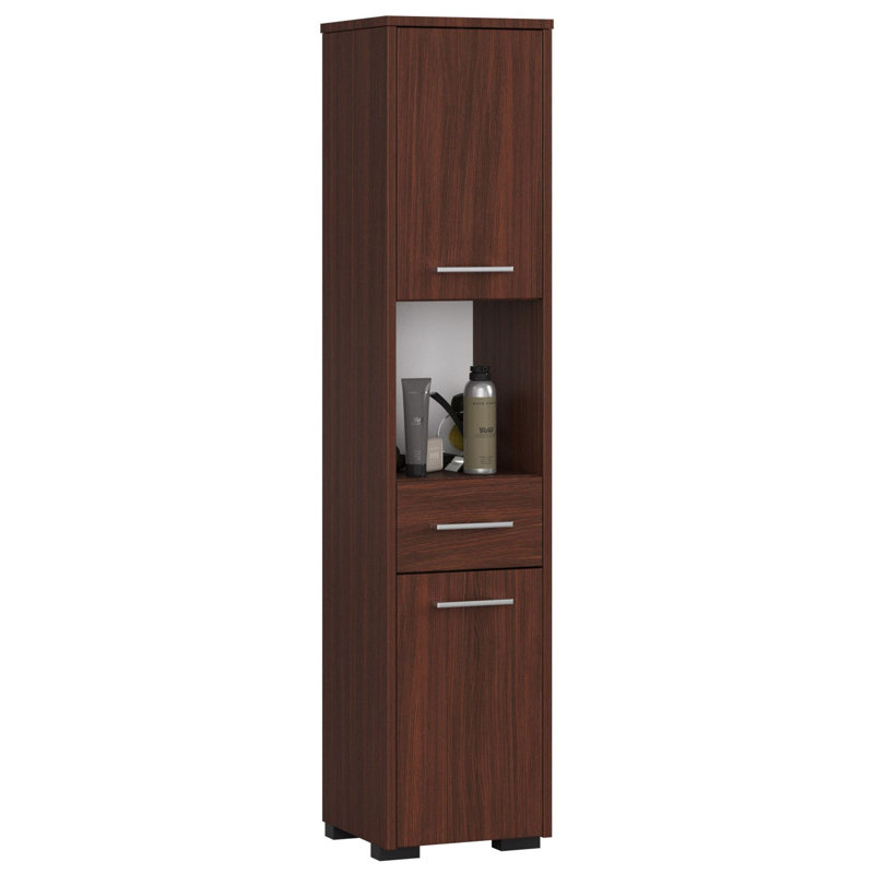 Floreta Linen Cabinet, Wenge