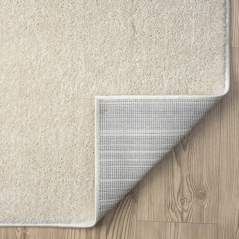 Cream Beige Abstract Modern Area Rug 2' x 3'