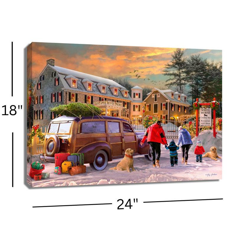 On Holiday 18x24 Fully Illuminated ColorChange LED Print
