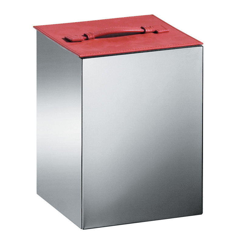 Complète la poubelle 6,6 gallons Secioni, Blanc