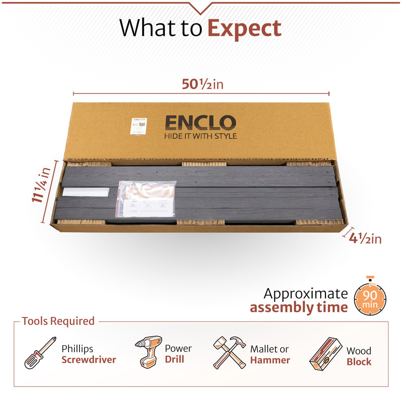 Ensemble de 2 écrans d'intimité H 4 pi x l 3,3 pi Encro WoodTek