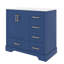 Meuble-lavabo 36 po avec lavabo, armoire de salle de bain avec porte à fermeture douce, 4 tiroirs, structure et pieds en bois massif-1247973342