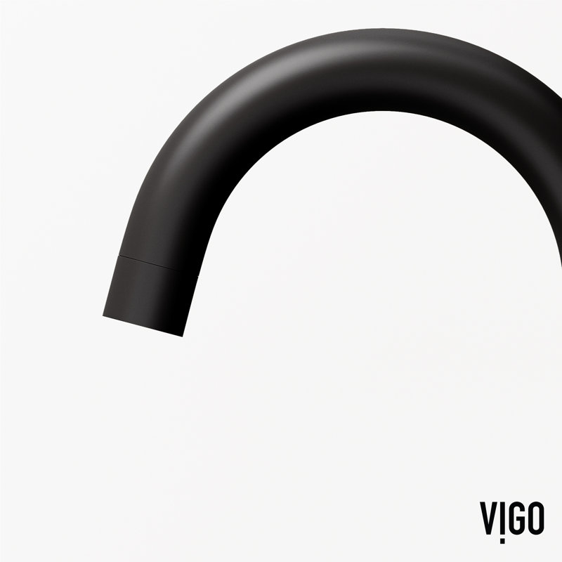 Jewel Widespread 3-Hole Bathroom Faucet, 2-Handle High Arc With Cross Knob Handles In Matte Black, Matte Black