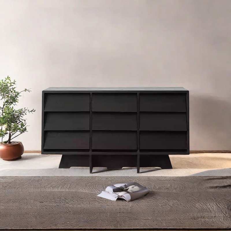 French Style Modern Simple Accent Cabinet, Brown