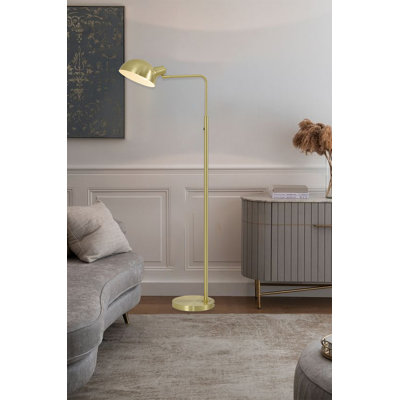 Lampe sur pied en laiton moderne 1 lumière Modern 