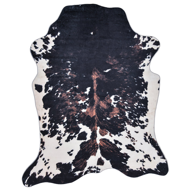Emilia Flatweave Black/White Rug, Novelty 130 x 170cm