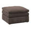 Ensemble modulaire de coin contemporain modulaire 5 pièces 2X un fauteuil / coin 1X fauteuils sans accoudoirs 2X repose-pieds Mink Morgan