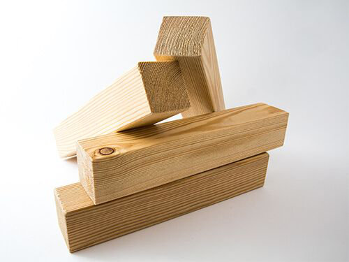 Larch Smooth Planed Square Edges (L) 4M (W) 45Mm (T) 45Mm Pack Of 6 Pieces