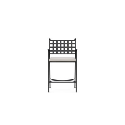 Athens Counter Stool + Linen Cushion