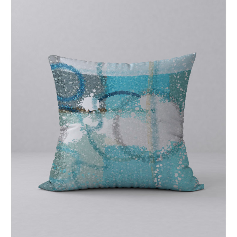Housse de coussin décorative carrée attraction/insert, 18 po x 18 po