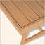 Table basse de patio en bois d'acacia