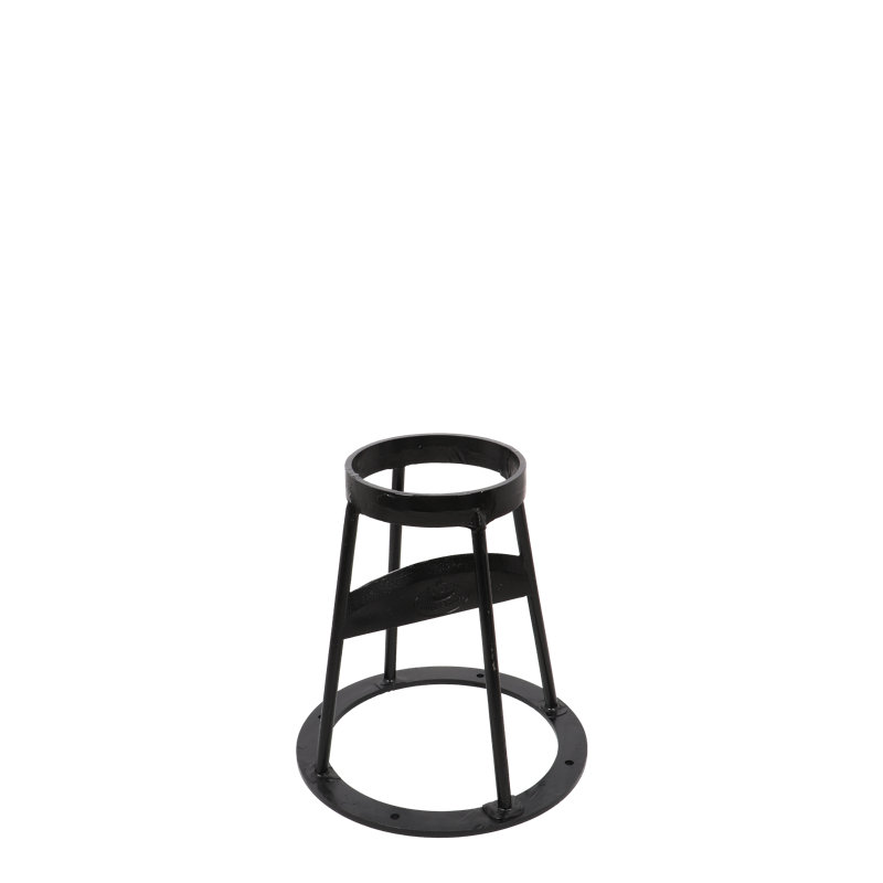 Porte-bûches en acier, H 15 po x l 13 po x P 13 po