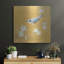  «Nuthatch On Gold» par Danhui Nai, art mural en métal-1749824937