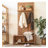 Handmade Solid Wood Rustic Entryway Shoe Bench