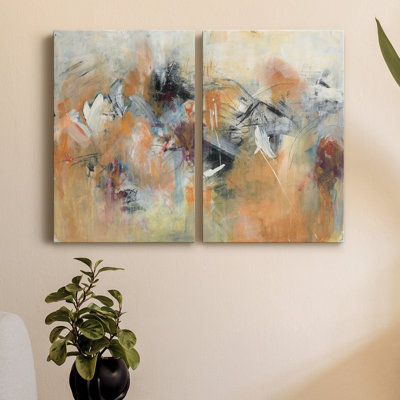 " Frozen Spring I " 2 - Pieces Painting Print