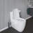 Duravit Me By Starck Dual-Flush Elongated One-Piece Toilet (Seat Included)