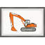 «Burkeville Excavator Truck», reproduction encadrée-822116342