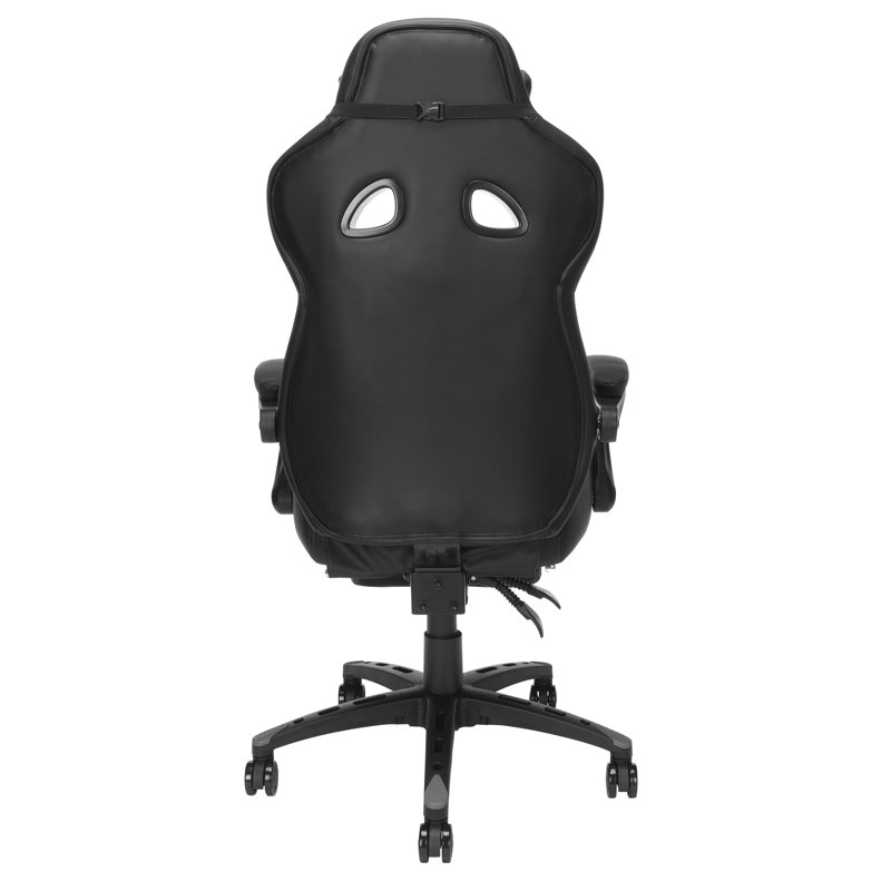 Gray Ergonomic Reclining Gaming Chair with Footrest and Armrests