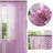 2 Pcs Vintage Curtains Sheer Panels, Rose Flower Semi Sheer Window Covering, Light & Airy Privacy Sheer Panels for Bedroom Living Room Patio Glass Door,Purple * 2 pack-481310510