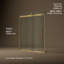 Levity Plus Less Sliding Bath Door, 61-9/16 In. H X 56-5/8 - 59-5/8 In. W, With 3/8 In.-Thick Crystal Clear Glass-74555805