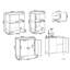 Beliani 290cm 4 Modular Outdoor Kitchen