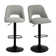 Bridgette Swivel Adjustable Height Bar Stool