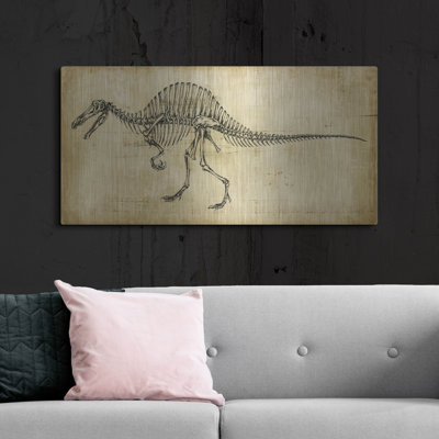 «Spinosaurus Study» par Ethan Harper, art luxueux en métal «Spinosaurus Study» par Ethan Harper