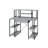 All Purpose Gray Finish Writing Desk-1526768482