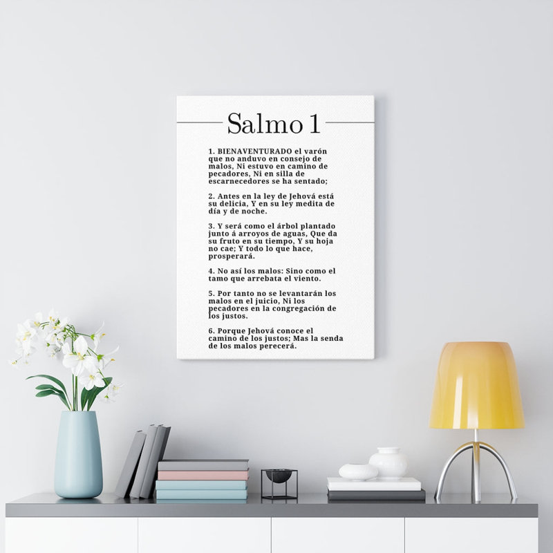 Salmo 1 - Wrapped Canvas Print