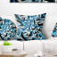 Oreiller De Conception De Fractale En Spirale Abstract