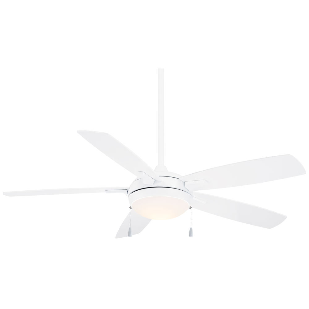 54" Lun Aire 5 - Blade LED Standard Ceiling Fan with Pull Chain and Light Kit Included Minka Aire 