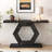 Ethereal 55.1" Farmhouse Wood Console Table-316320005