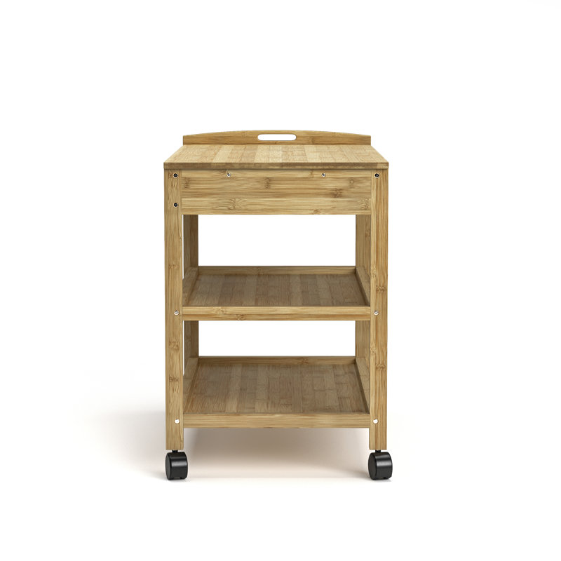 Dawsynn Solid Wood Kitchen Cart
