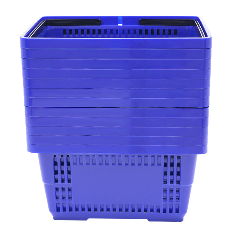 12PCS Shopping Baskets, Blue