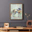 Fantastic Florals Fox, reproduction encadrée debout - bois massif-759958178-759958200